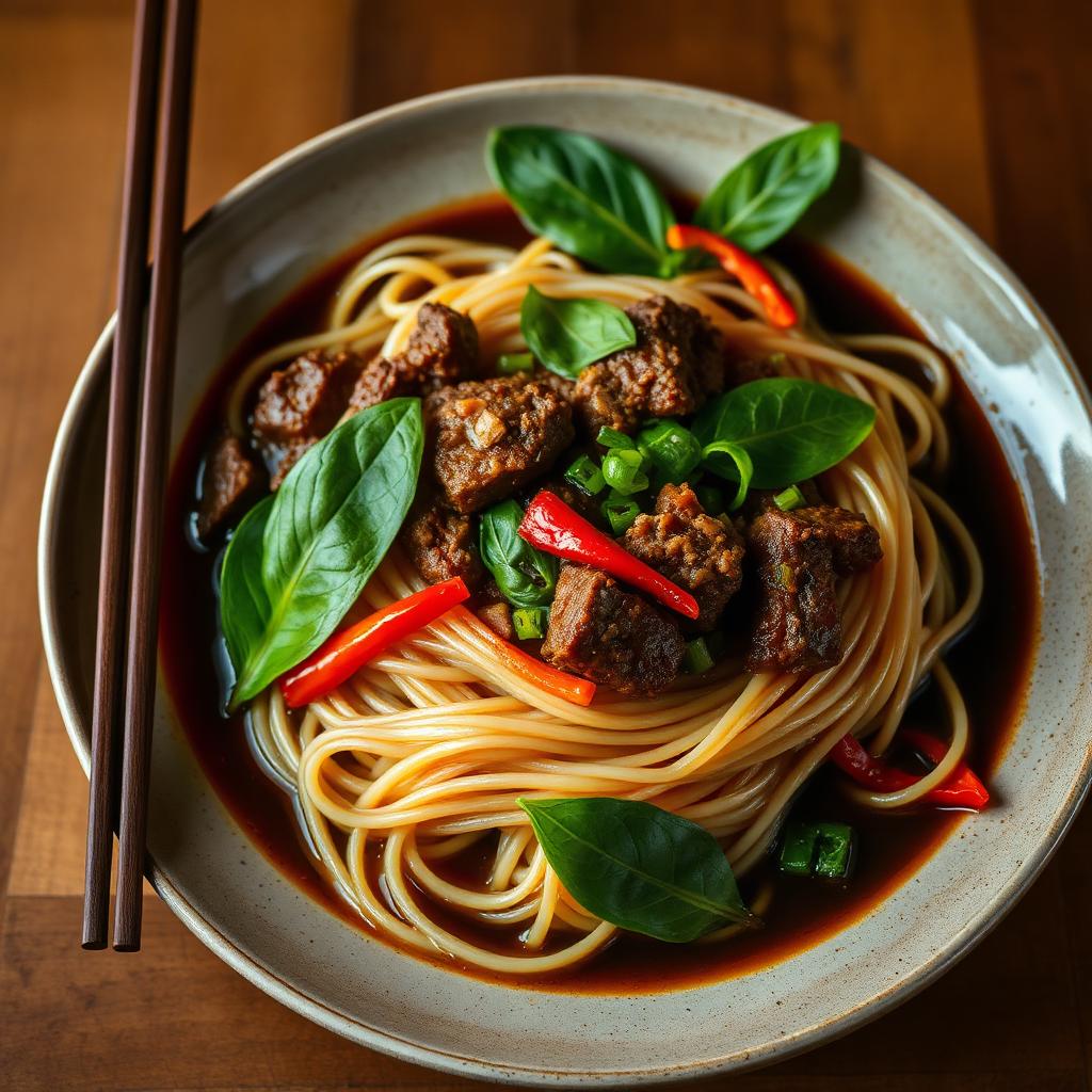 Beef Drunken Noodles